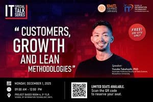 Special Talk Invitation Topic: "Customers, Growth and Lean Methodologies" Special Talk Invitation Topic: "Customers, Growth and Lean Methodologies"