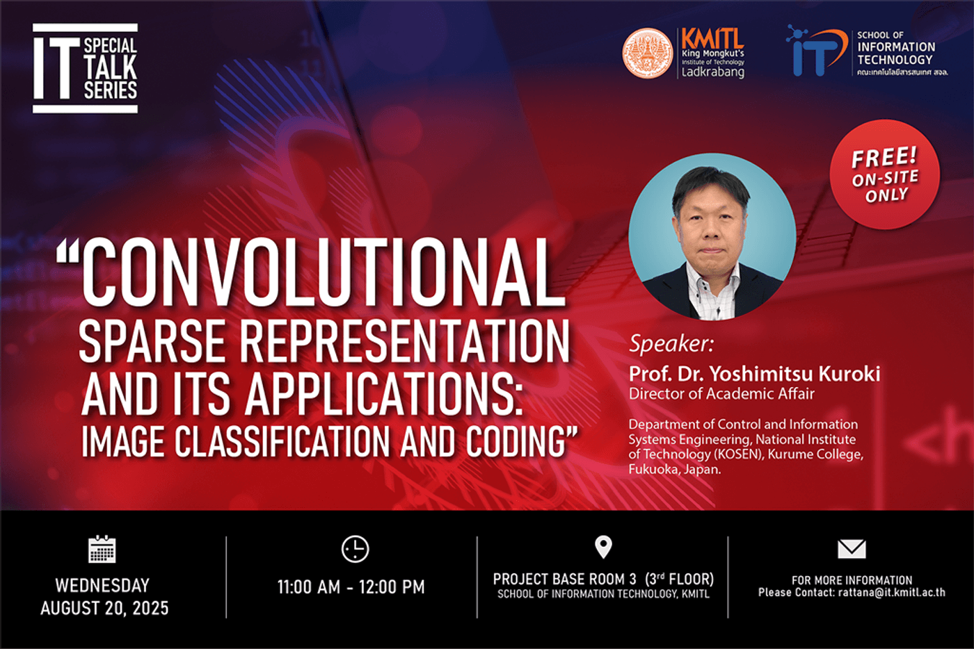 ðĢ Special Talk Invitation ðĢ Special Talk Invitation